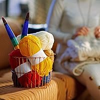 Vista 6 de Ommi - Ganchos de ganchillo con mango ergonómico, gancho de ganchillo hecho a mano de 7 pulgadas, aguja de tejer, tejido de hilo para manualidades