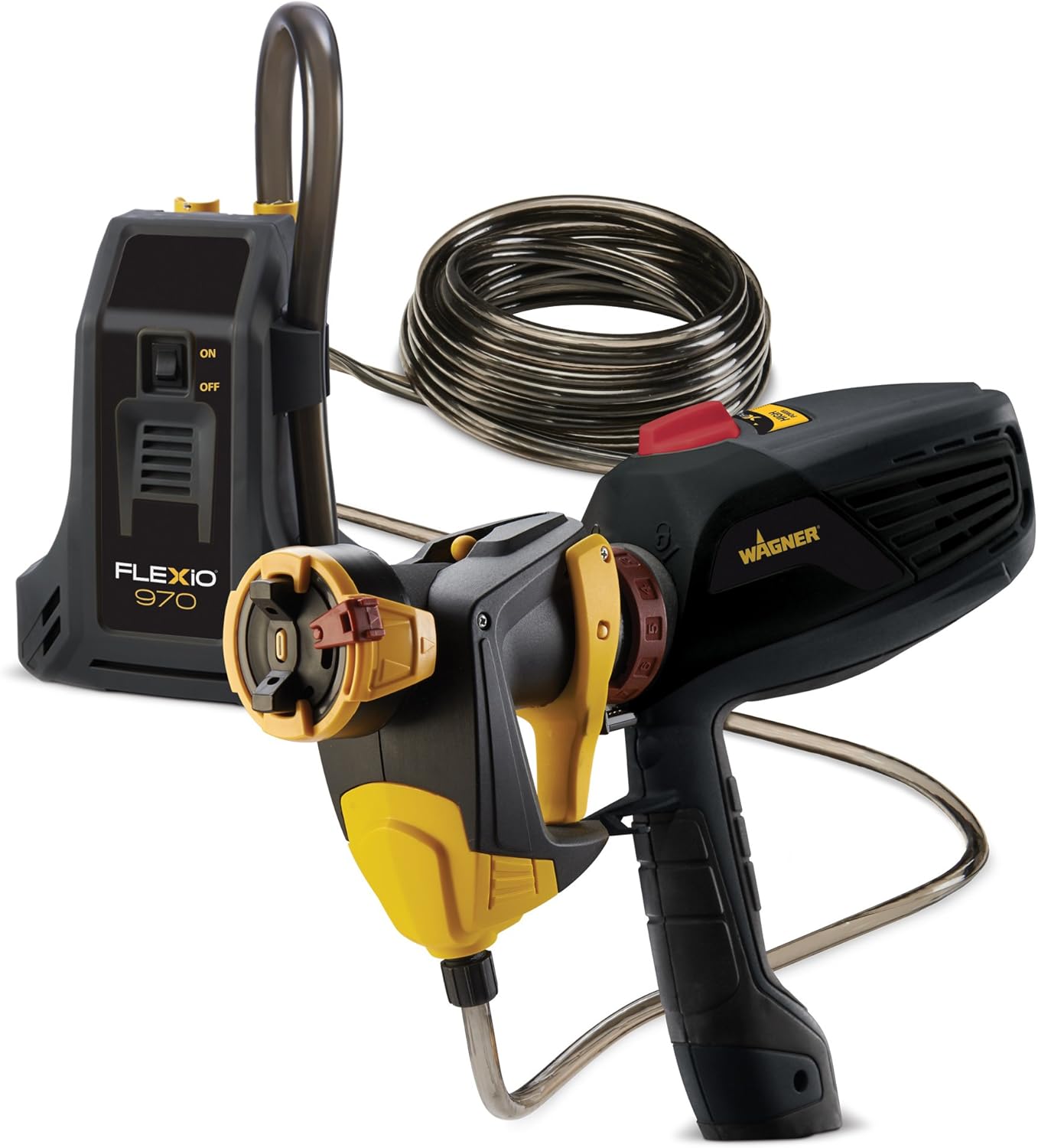 Wagner 0529053 FLEXiO 970 HVLP Paint Sprayer, Sprays unthinned latex