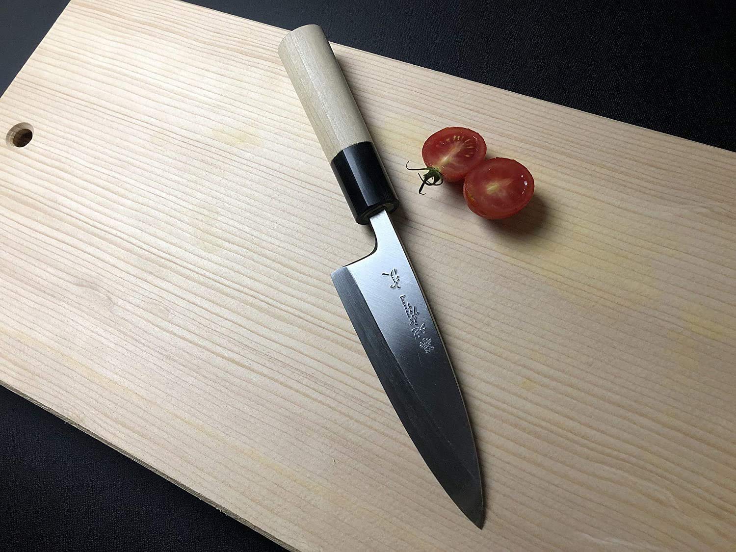 Amazon｜有次 包丁 相出刃 特製 210 mm 白鋼2 築地 ARITSUGU 柄 名入れ