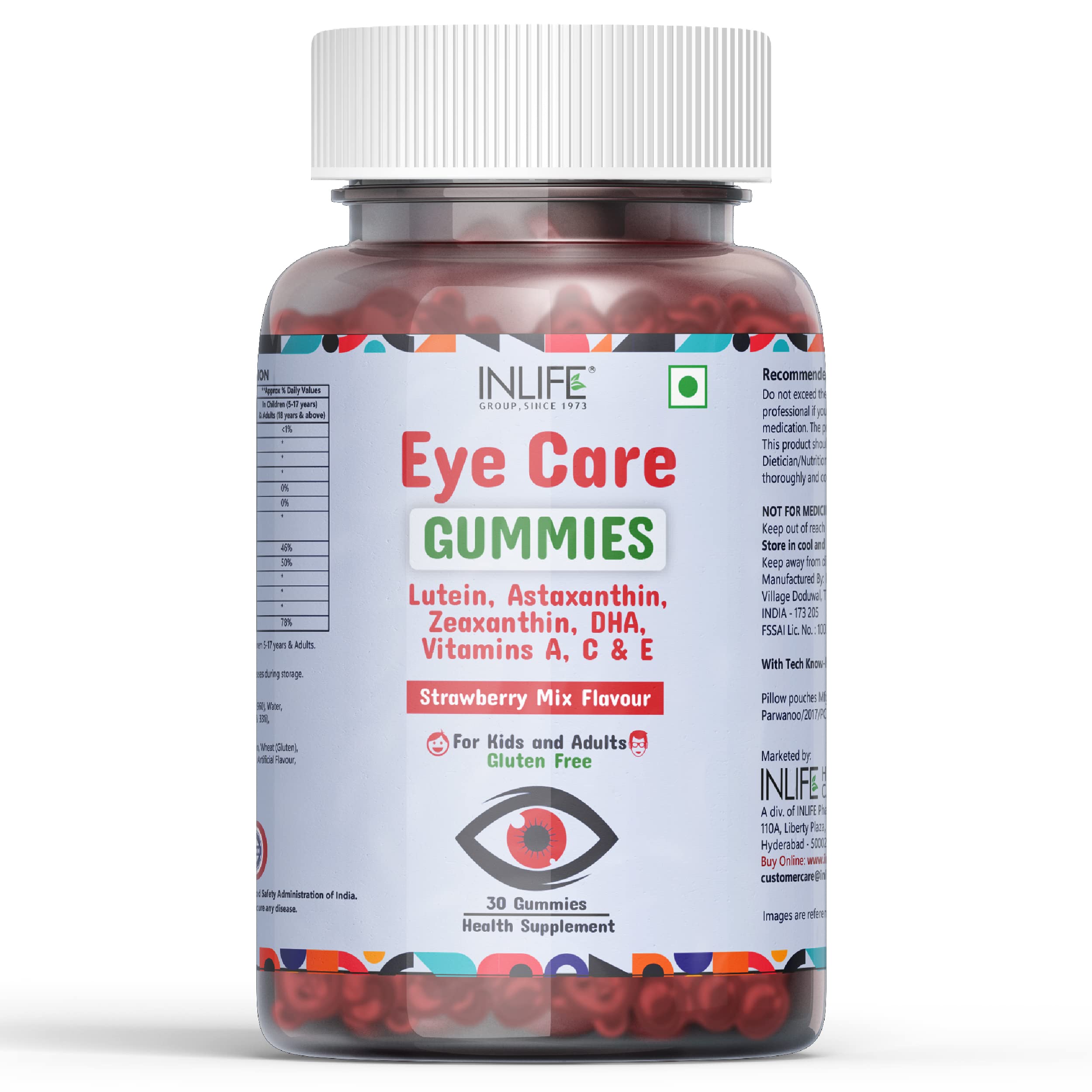 Buy INLIFE Eye Care Supplement for Kids and Adults Lutein and