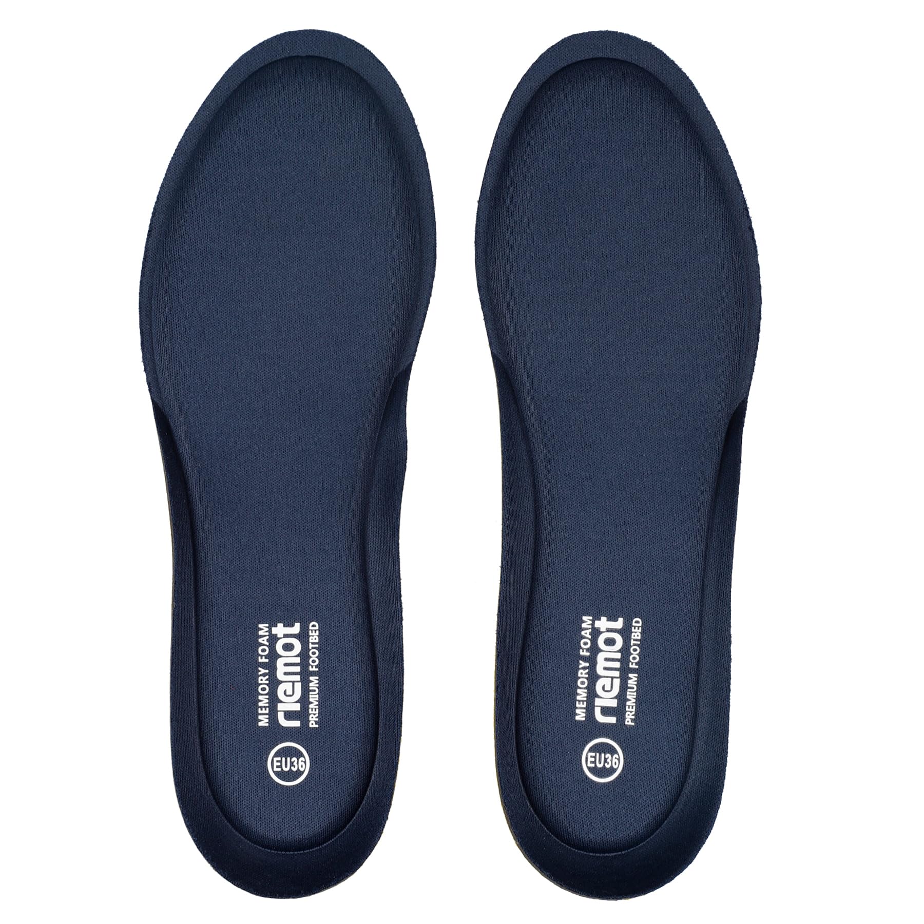 riemot Memory Foam Insoles for Men and Women - Replacement Shoe Inserts Comfort Cushioning for Sports Shoes, Trainers, Sneakers, Work Boots and Walking Shoes — view 10