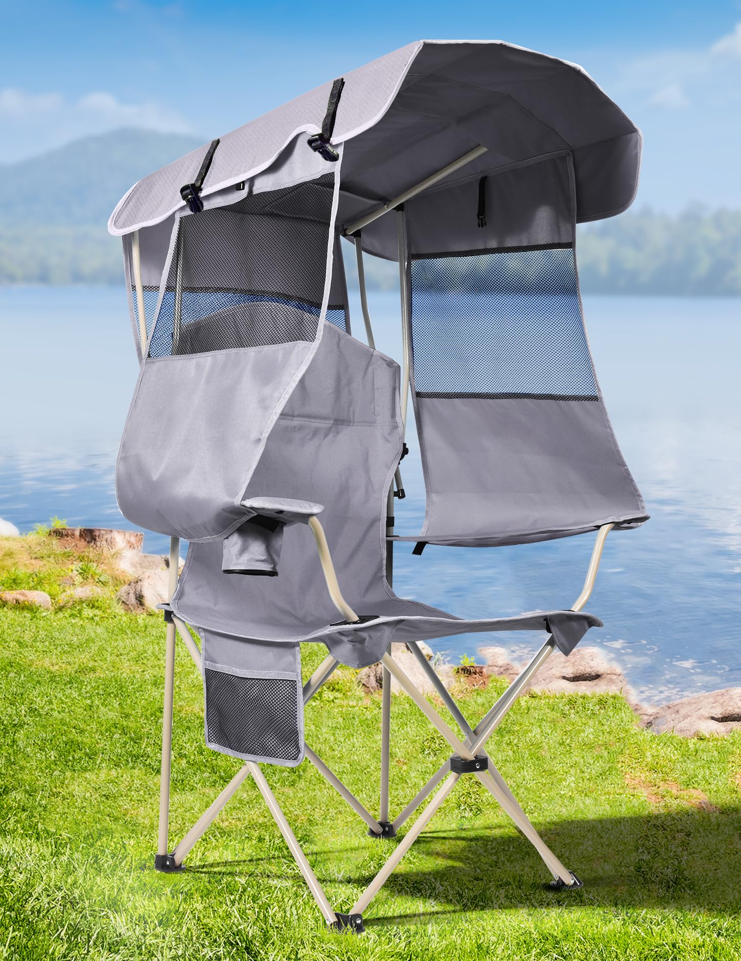 Photo 1 of Docusvect Camping Chair with Canopy