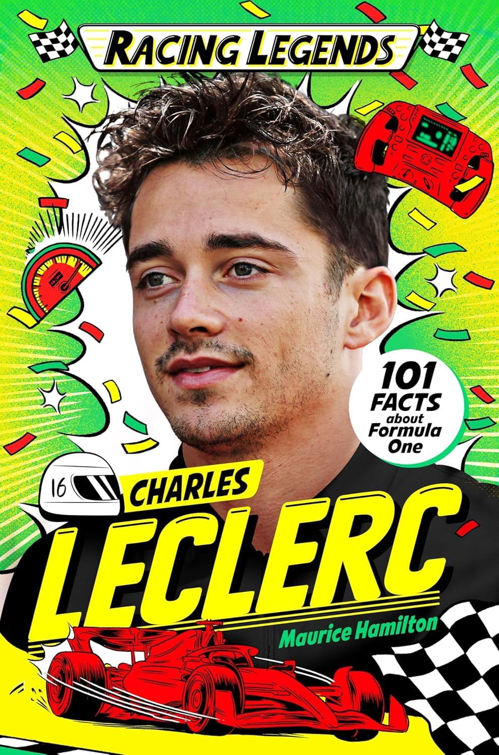 Racing Legends 6 Books Collection Set By Maurice Hamilton (Lewis Hamilton, Max Verstappen, Charles Leclerc, Lando Norris, Fernando Alonso & Oscar Piastri)