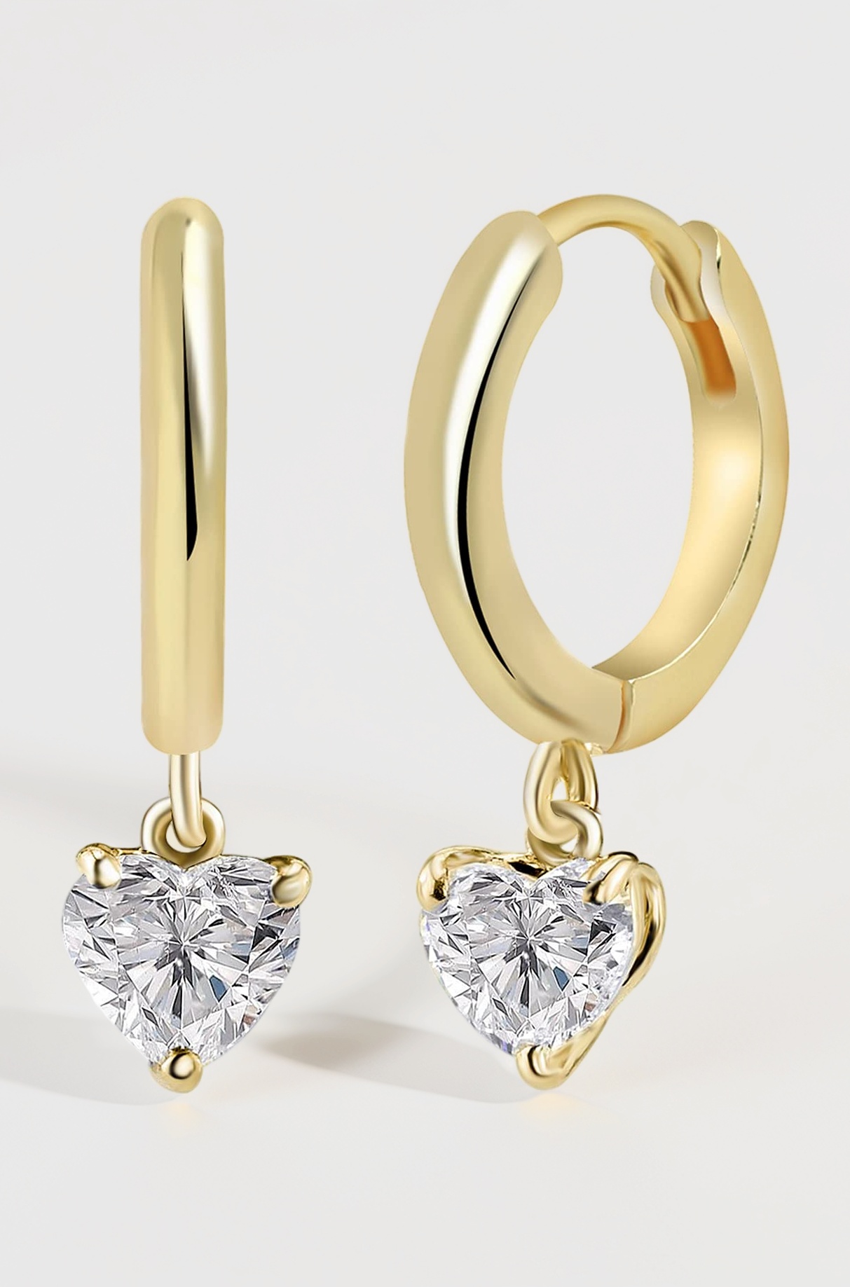 Solitare Diamond Dangling Clip On Austrian Zirconium Earring For Women And Girls