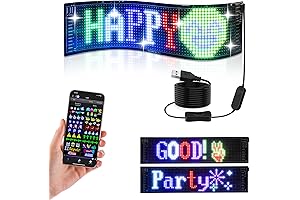 Programmable LED Sign 15"x4", Personalized LED Sign