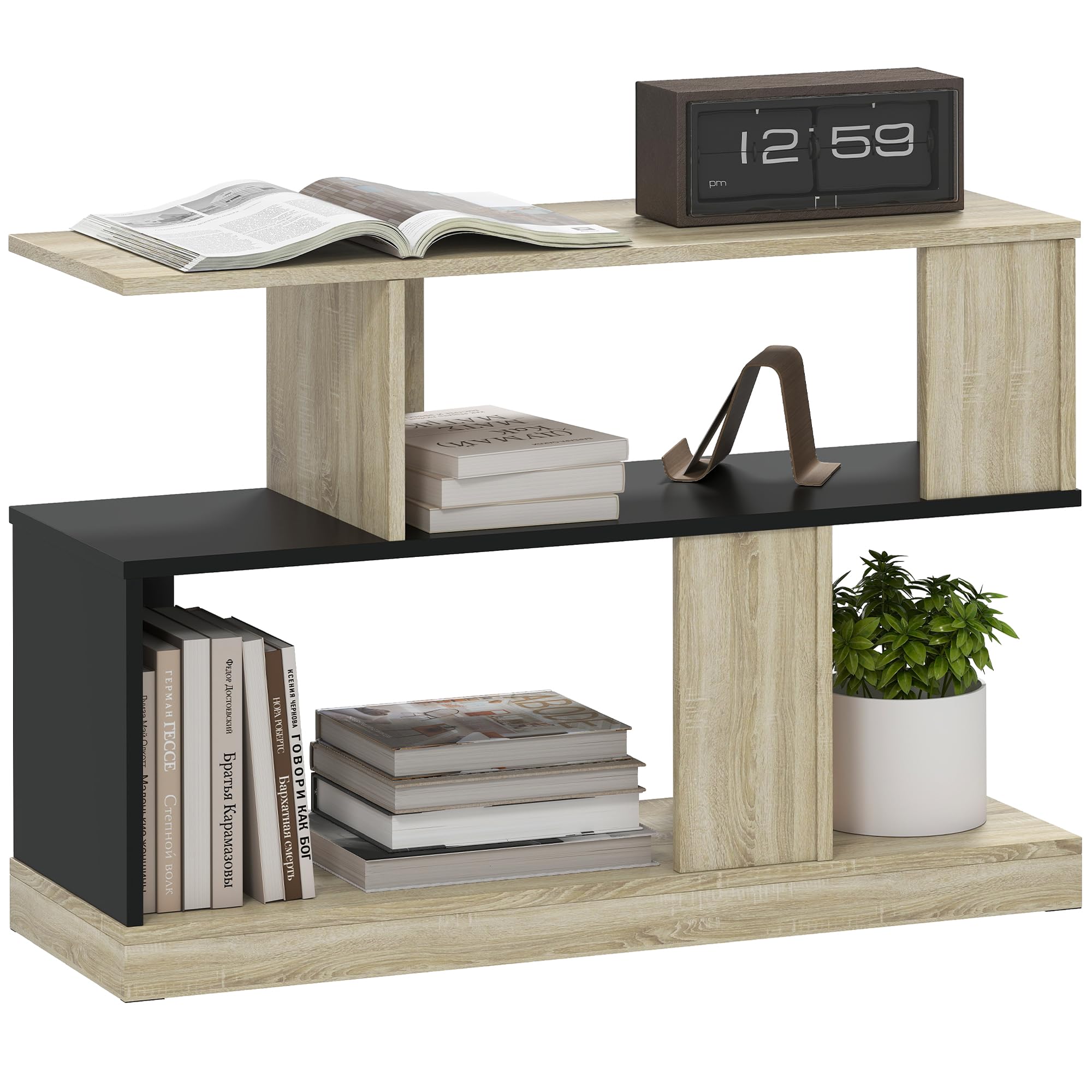 homcom table d'appoint forme s