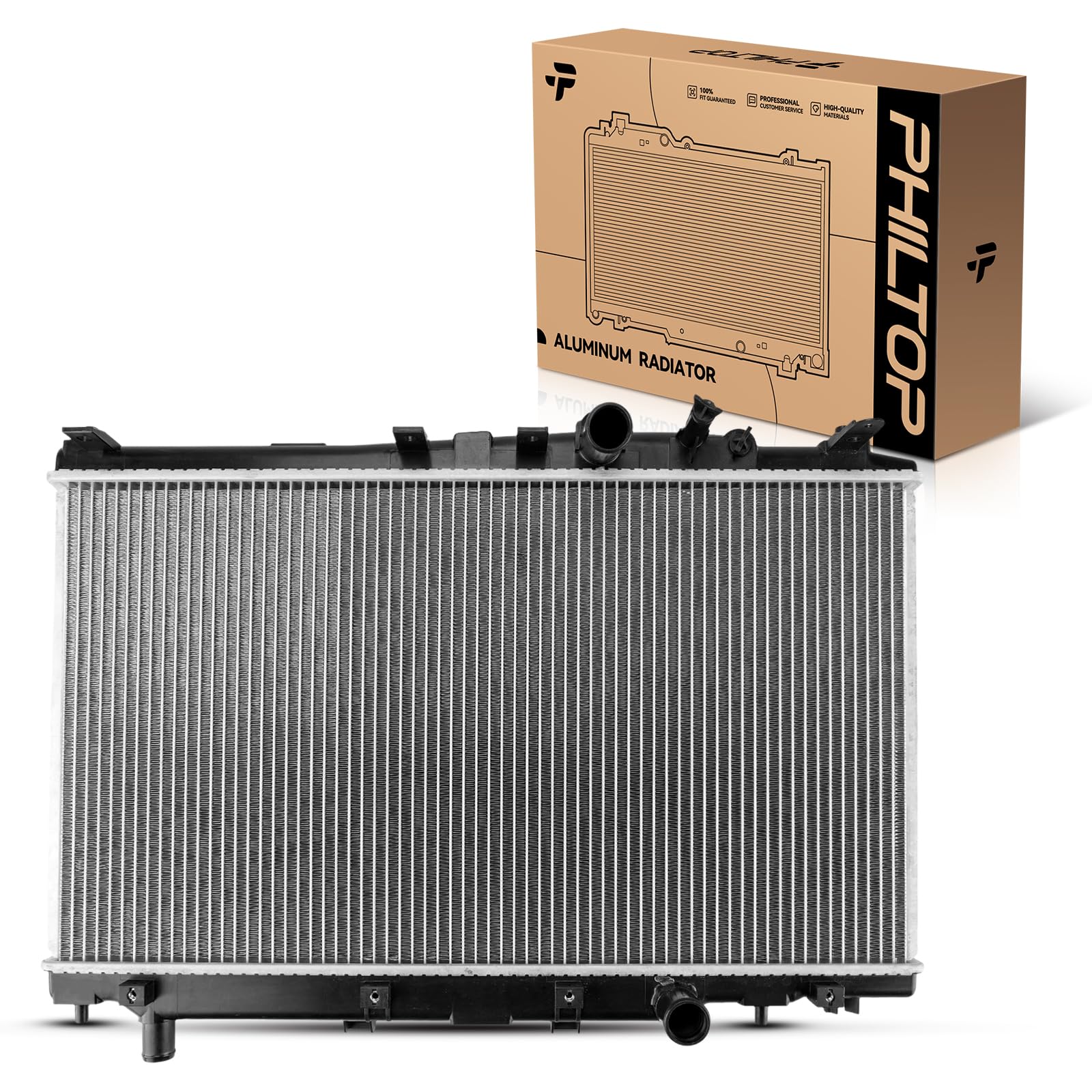PHILTOP Automotive Replacement Engine Radiator for 2016 2017 2018 2019 2020 2021 2022 HR-V