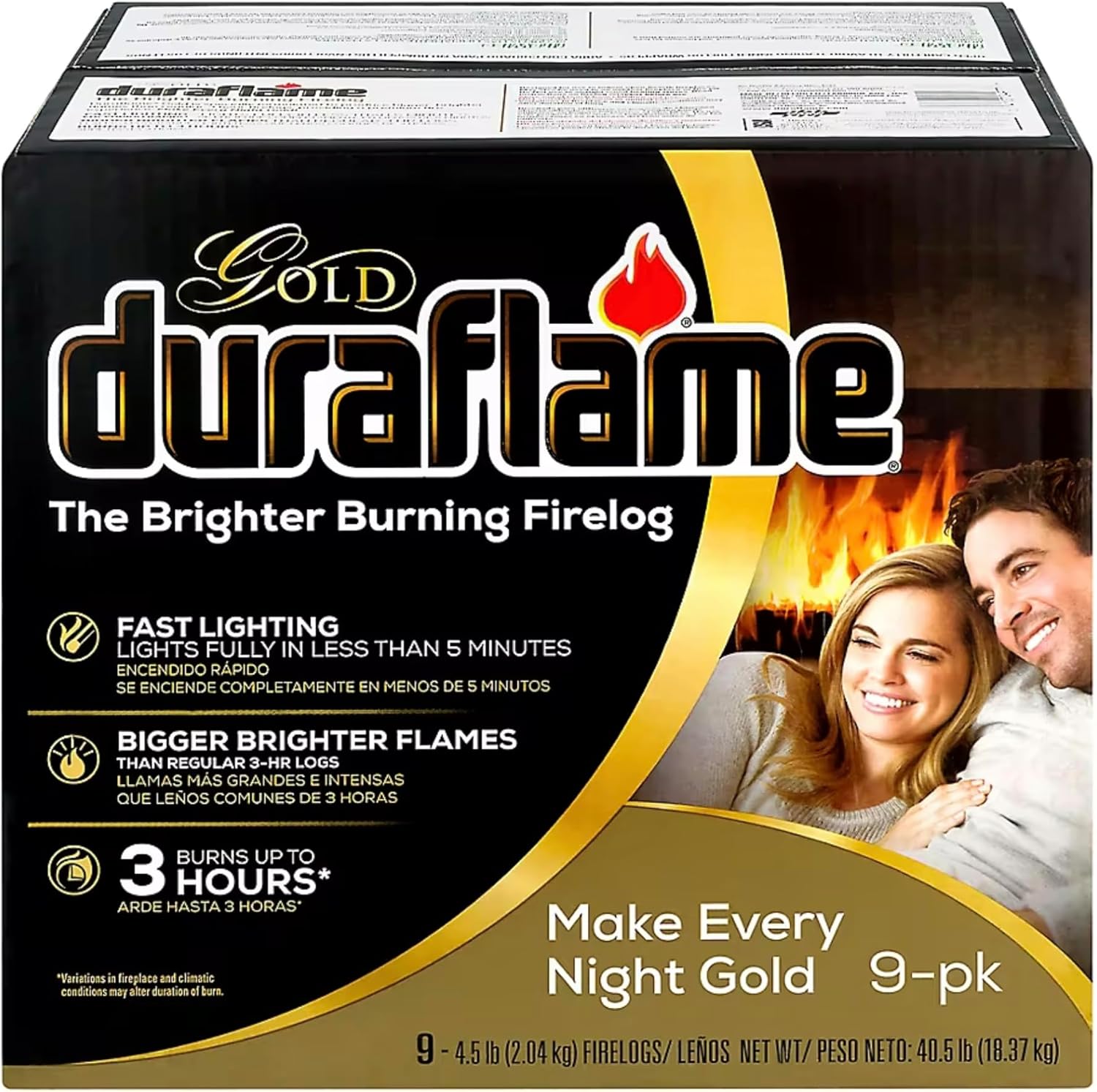 Duraflame 4.5-lb Firelog, 9-pk (Valpa Products)