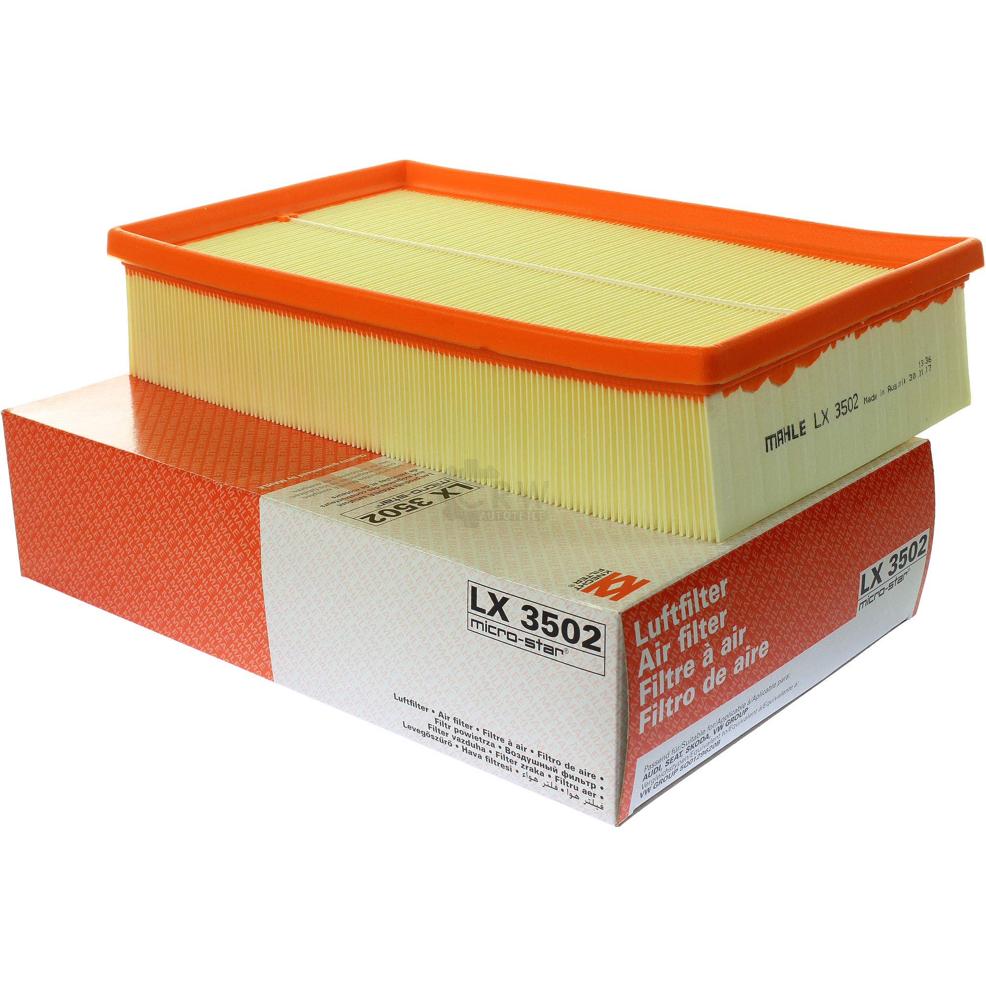 Pacchetto di ispezione pacchetto di manutenzione filtro con 5 l 0W-30 olio motore LongLife 3 FE, filtro dell'olio, filtro dell'aria abitacolo (carbone attivo) vite di scarico dell'olio