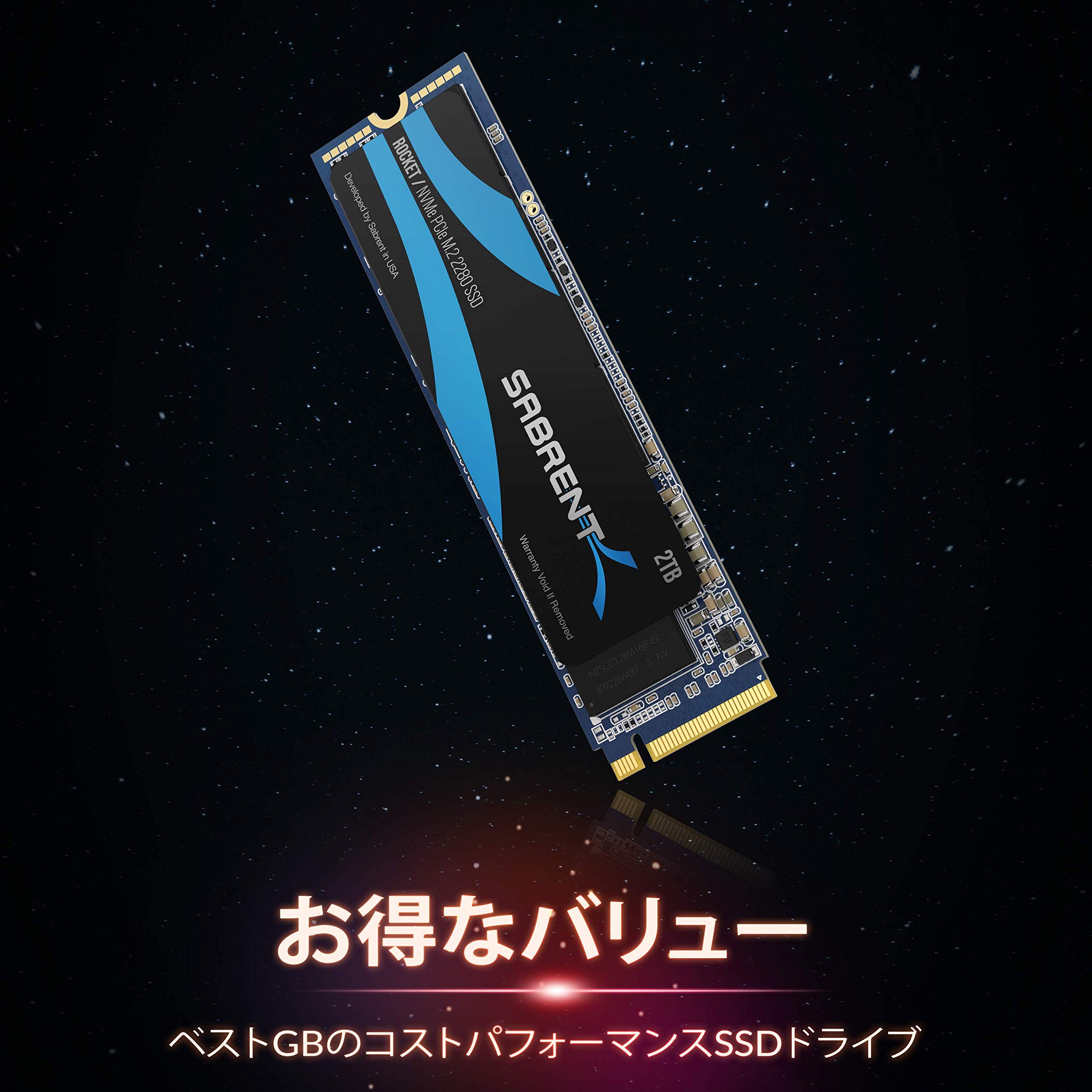 Amazon | SABRENT SSD 2TB、M.2 SSD 2TB、NVMe 2TB PCIe M.2 2280