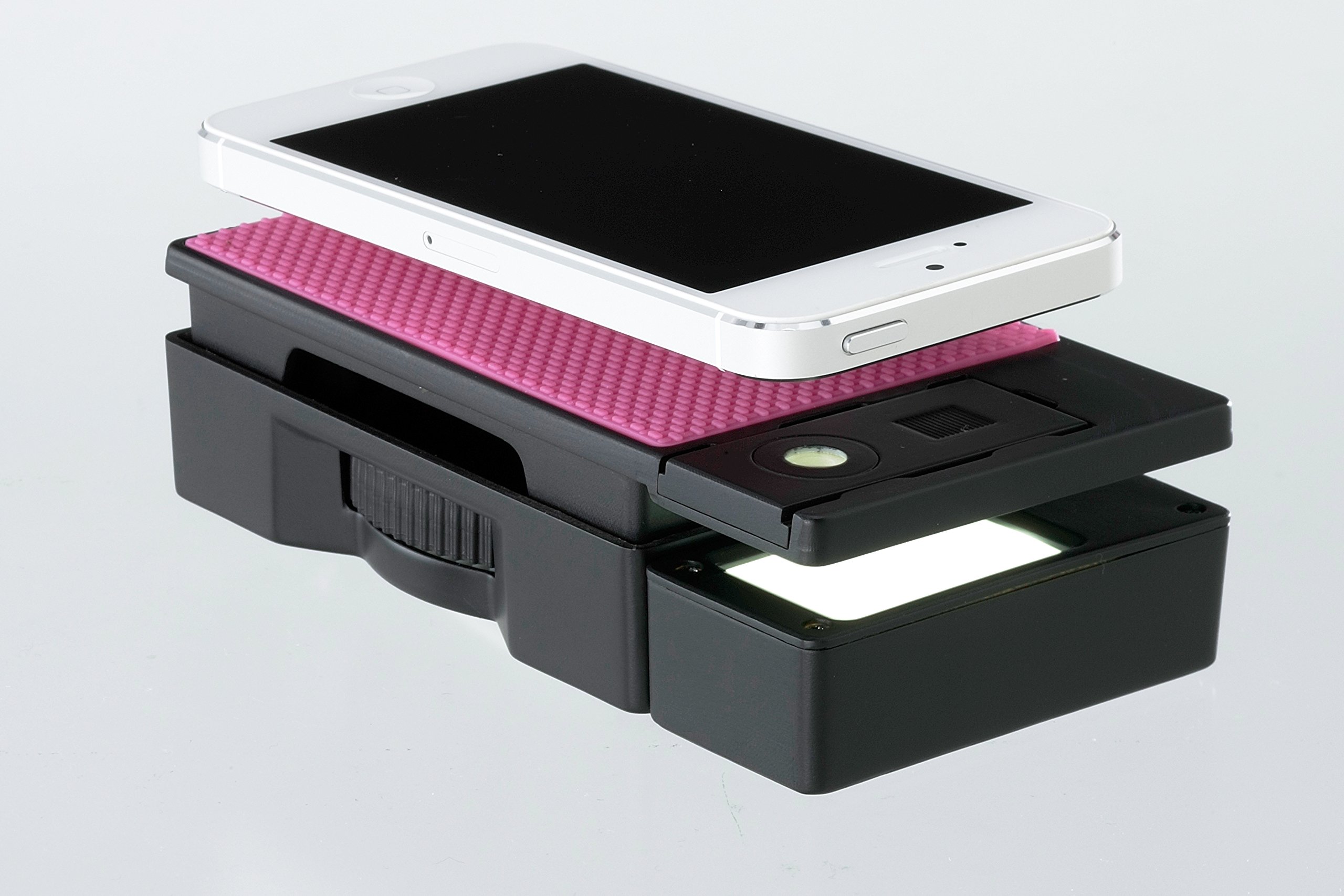 Microscopio De Bolsillo Rosa, Mini Microscopio De Mano Con Luz LED Alta Definicion Portatil