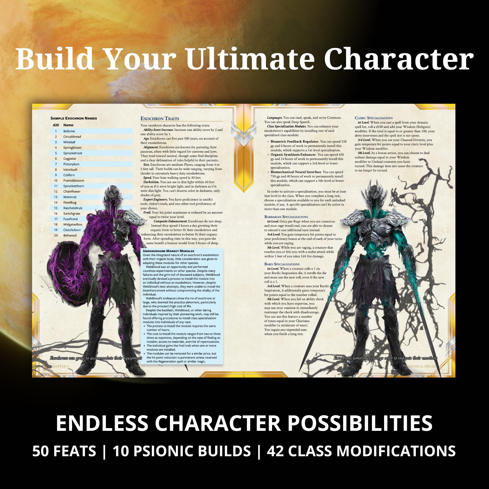 Creed's Codex: Legends of the Psions