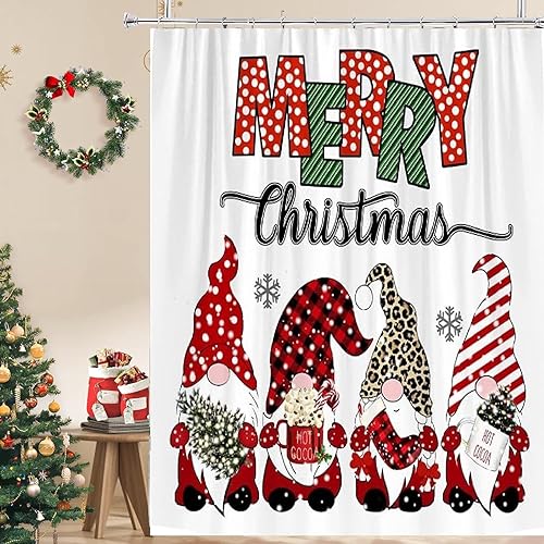 BIVINAR Cortina de ducha de hojas de eucalipto en blanco y negro, cortina de ducha de baño con plantas de acuarela, cortina de ducha botánica