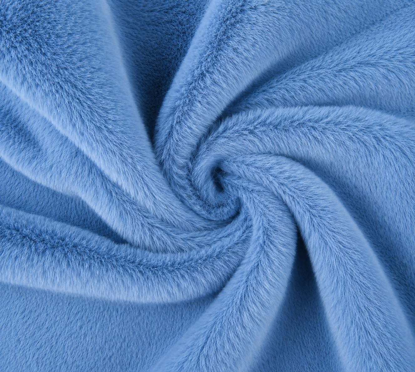 Blue Faux Fur Fabric 1m x 1.5m | Premium Soft Plush Fabric for Teddy Making, Cushion Covers, Jackets, Dresses, Fashion Design, Craft Work, Baby Photoshoots & Home Furnishing-image-11