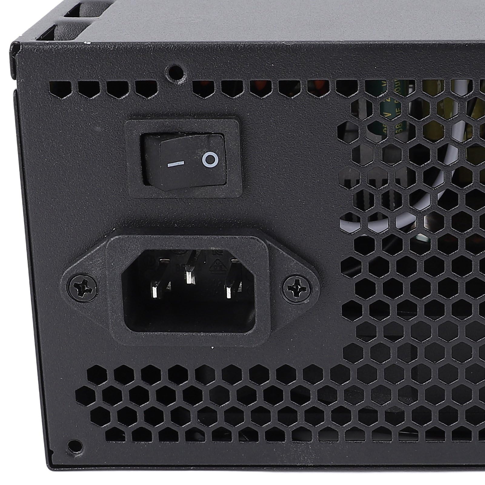 Fabater Alimentatore per Computer da 600 W PSU Affidabile Ed Efficiente per PC da Gioco Dual Core Case ATX con Ventola Nera da 12 Cm