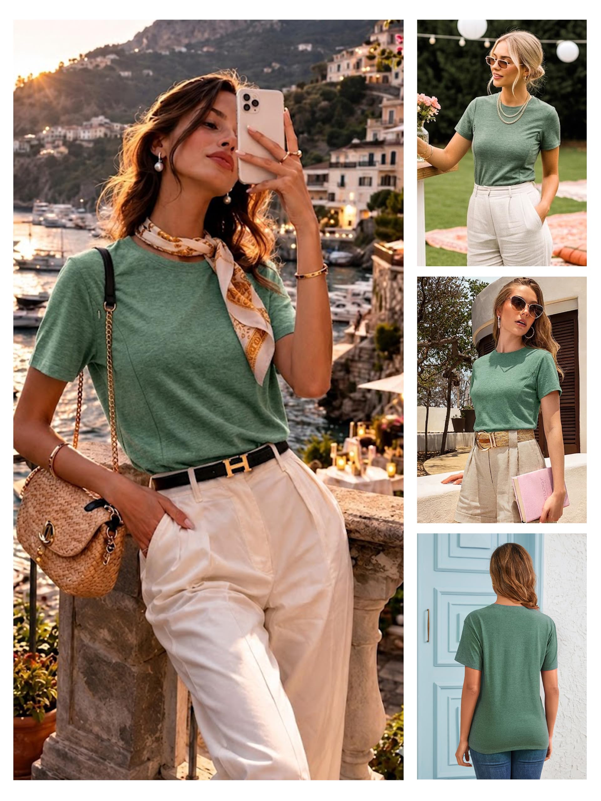 3er/4er Set Stillshirt mit verstecktem Reißverschluss Stillöffnung kurzen Umstandstop Stillen T-Shirt für Schwangere
