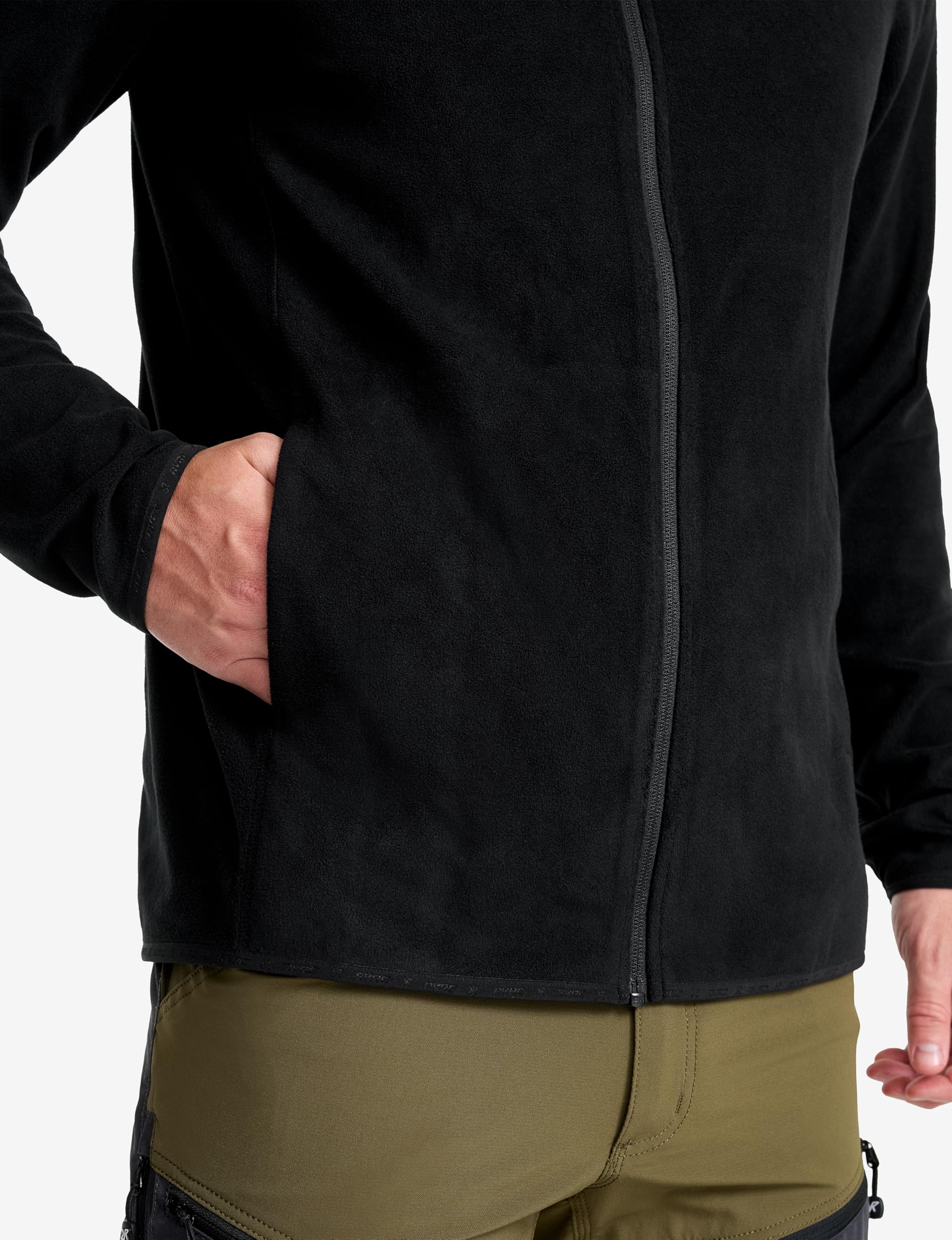 RevolutionRace Hiker Fleece Hoodie für Herren, leichter elastischer Fleece-Hoodie