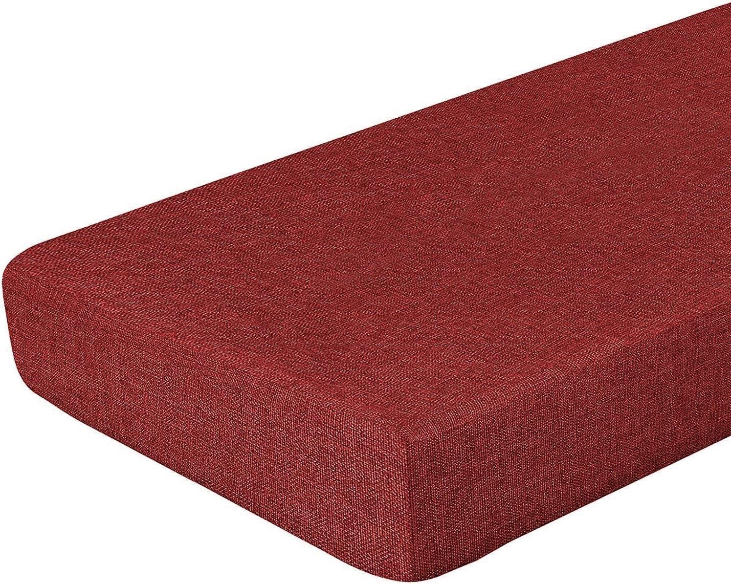Coussin de banc imperméable en mousse épaisse haute densité et finitions haut de gamme