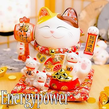 Amazon.co.jp: EnergyPower 電動招き猫 白磁製 大型プレミアムモデル Amazon.co.jp: EnergyPower 電動招き猫 白磁製 大型プレミアムモデル