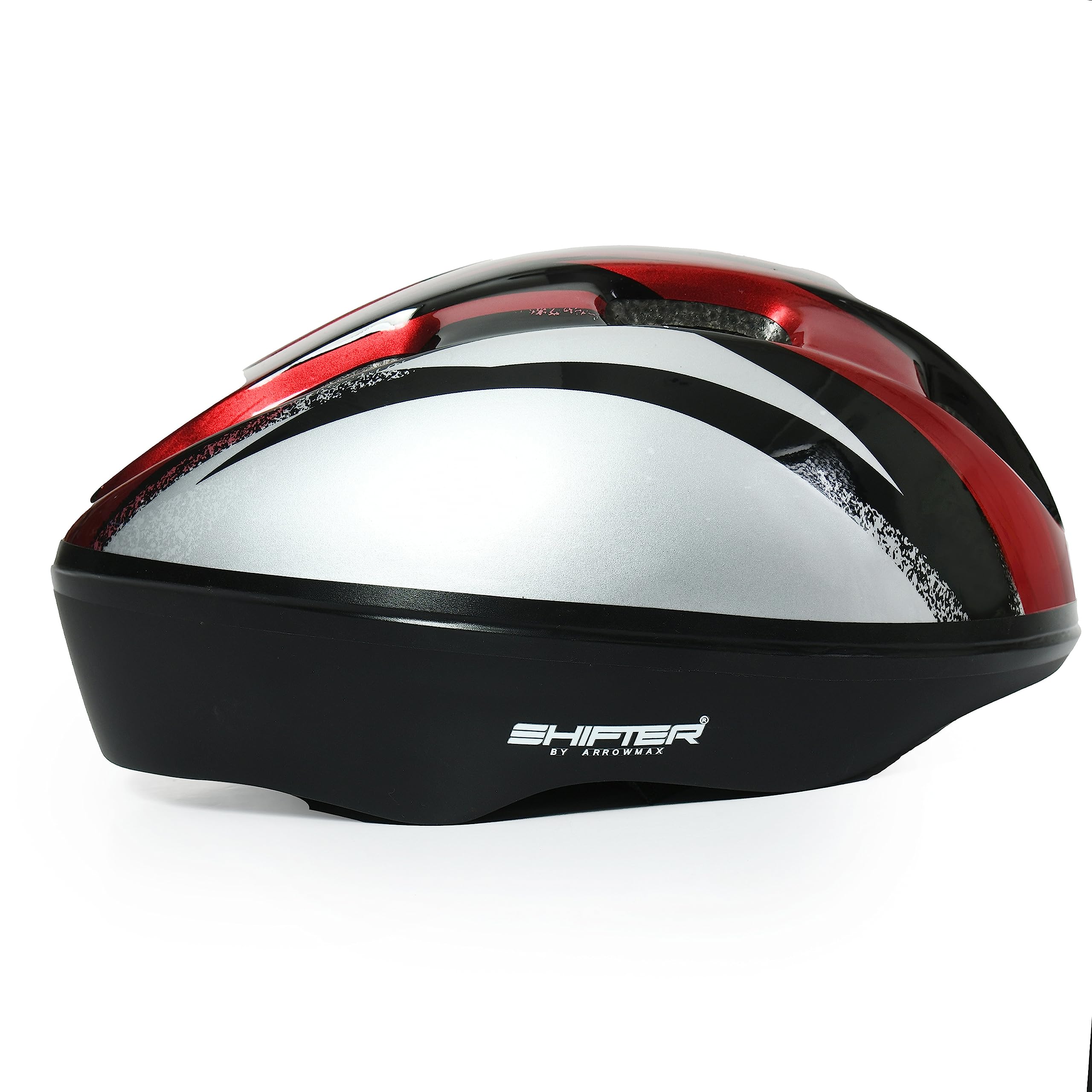 SHIFTER Cycling Skating Helmet with Thick Extended Polyestern (EPS) Plastic Light Weight with Flexible Padding for Kids and Adults for Cycling/Skating/Skate Boarding (XL, RED)