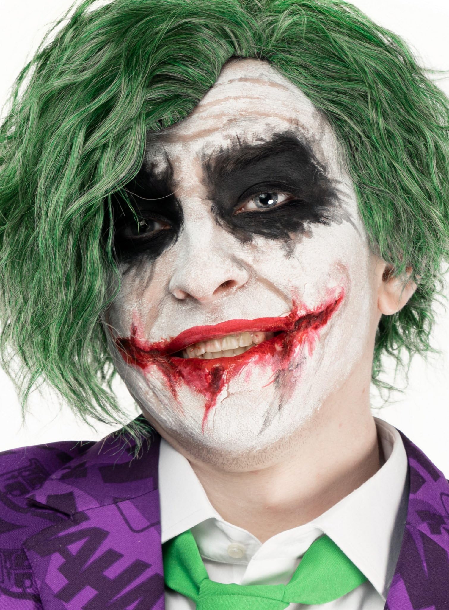 Set di trucco di alta qualità per Halloween - Clown criminale - Joker - Trucco per travestimenti - Carnevale e festa a tema