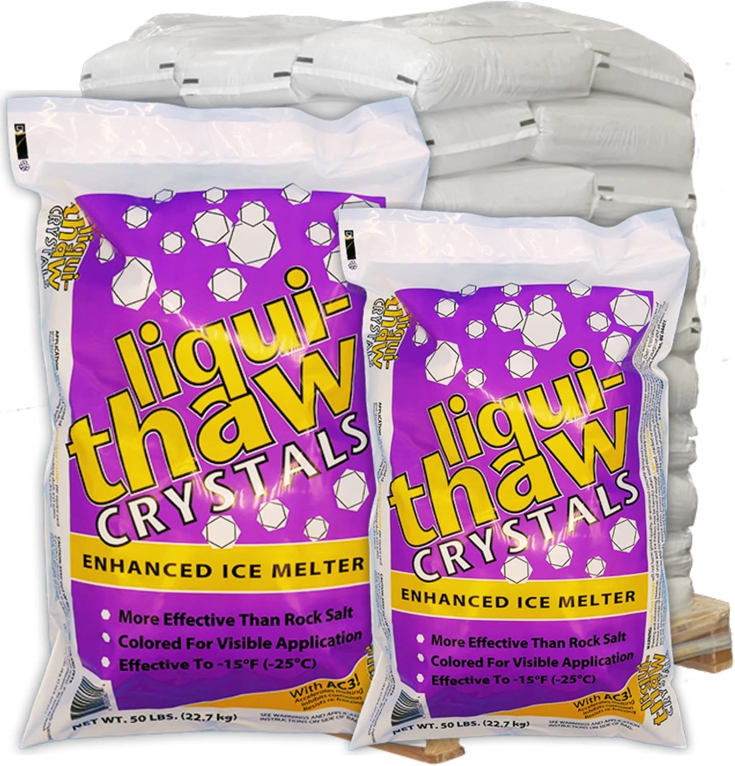LiquiThaw Ice Melt Full Pallet Fast Acting Magnesium Chloride Blend Safer