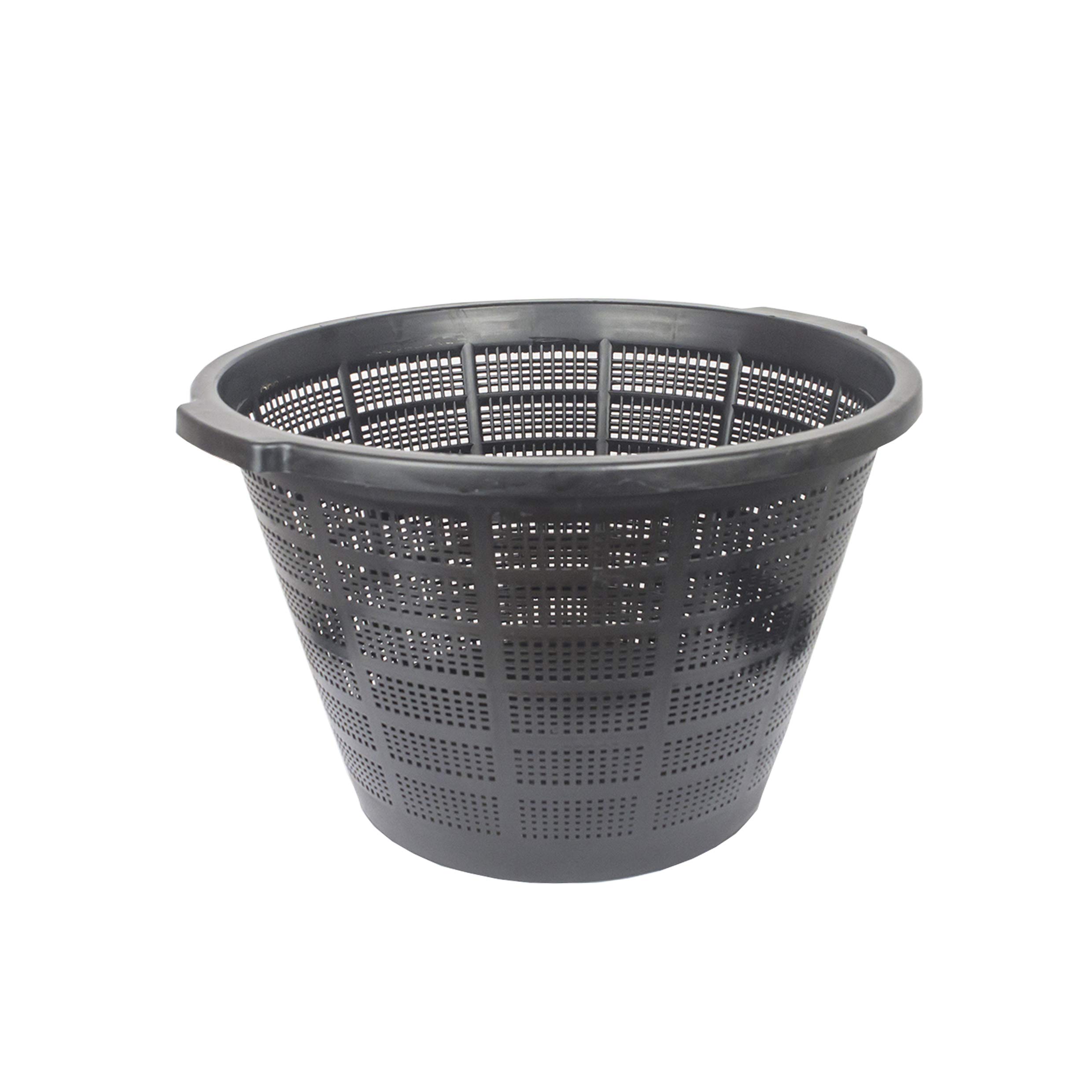 3 Pflanzkörbe XXL 40 cm Wasserpflanzenkorb für Gartenteich - Pflanzkorb gut für Anzucht Gewächshaus Teichpflanzen Seerosen Kunststoff Aquarium Pflanzen Korb Gartenteich Gewächshaus Zubehör