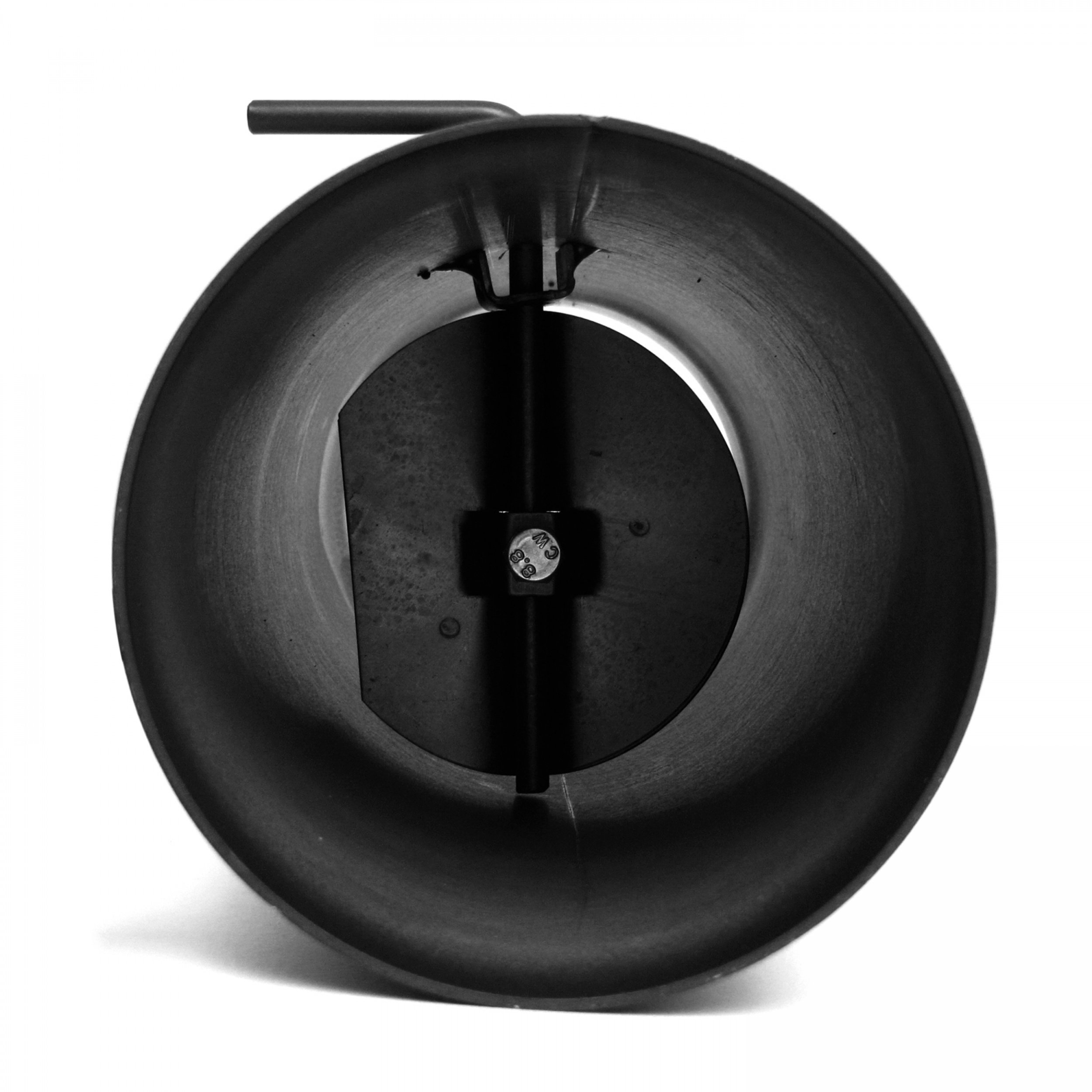 Raik sh035–120 de fumée SW de tube/tuyau de poêle 120 mm – 500 mm avec régulation de traction Noir