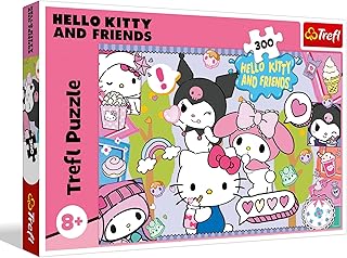 Comprar Trefl Hello Kitty, Crazy Trio 300 Piezas-Puzzle Colorido con Personajes de Cuentos de Hadas, Entretenimiento Creativo, diversión para niños a Partir de 8 años, Multicolor (23039)