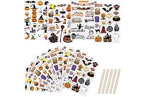 WANDIC 4 * 6in Halloween Transfers Rub On | Enchant Your Halloween...