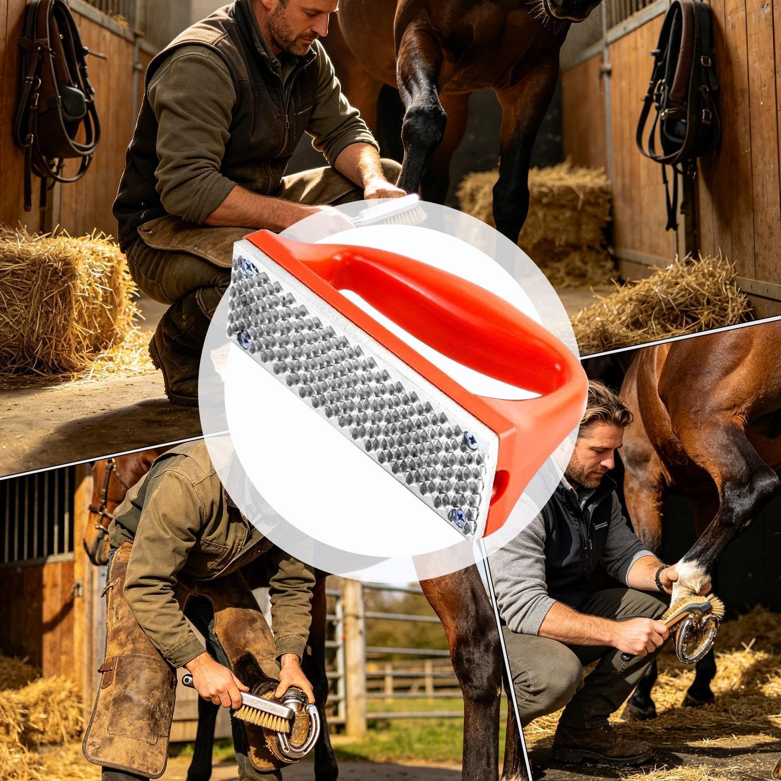Râpe De Maréchal-Ferrant - Outil de parage en métal robuste | Fournitures de soin et parage des sabots de chèvre,pour bétail, bovins, moutons, usage équestre, maison, écurie, ferme, box, ranch