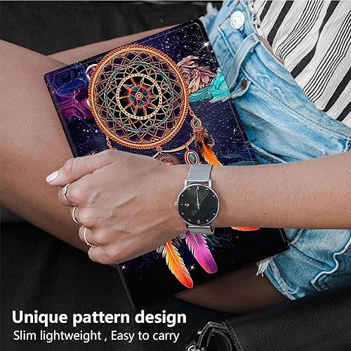 Miniatura 7 de Funda para Kindle básico de 6 pulgadas (11. generación), múltiples ángulos, piel sintética, delgada, con función de encendido y apagado automático,