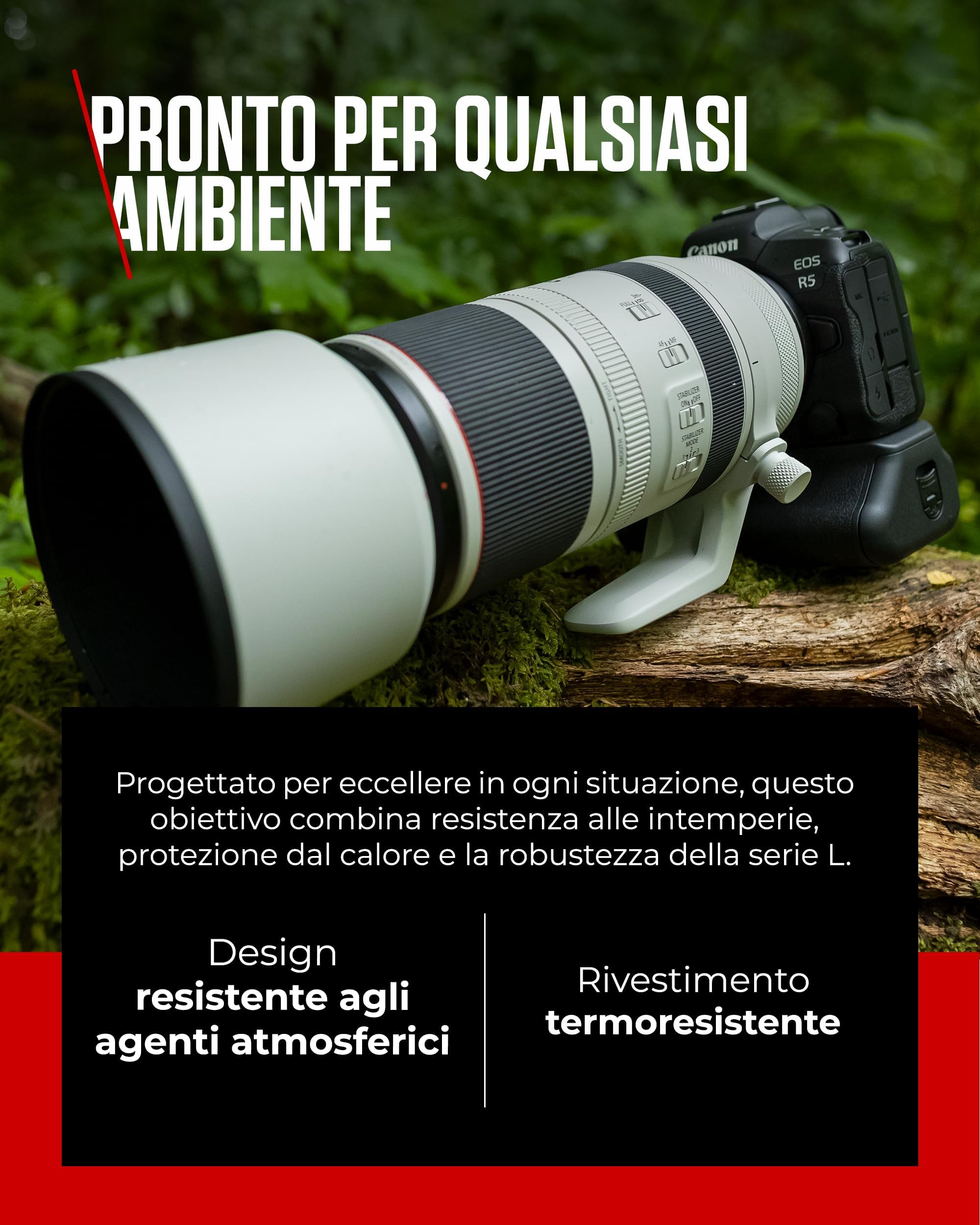 Canon RF 100-500mm F4.5-7.1L IS USM Obiettivo