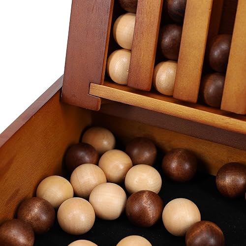 Miniatura 3 de WE Games Wood Captain's Mistress (4 en una fila) Juego de conexión - Grande - 11 pulgadas