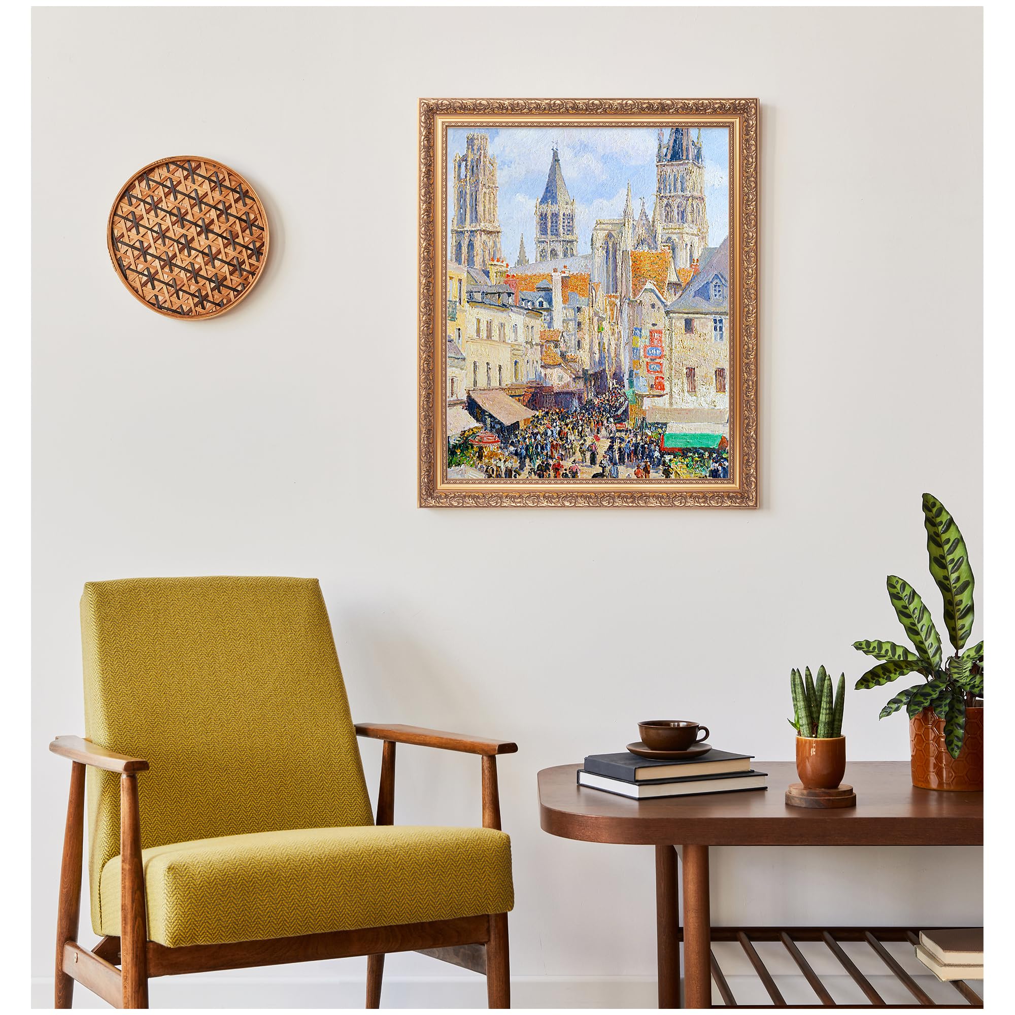 Amazon.com: Effect of Sunlight by Camille Pissarro Framed Size