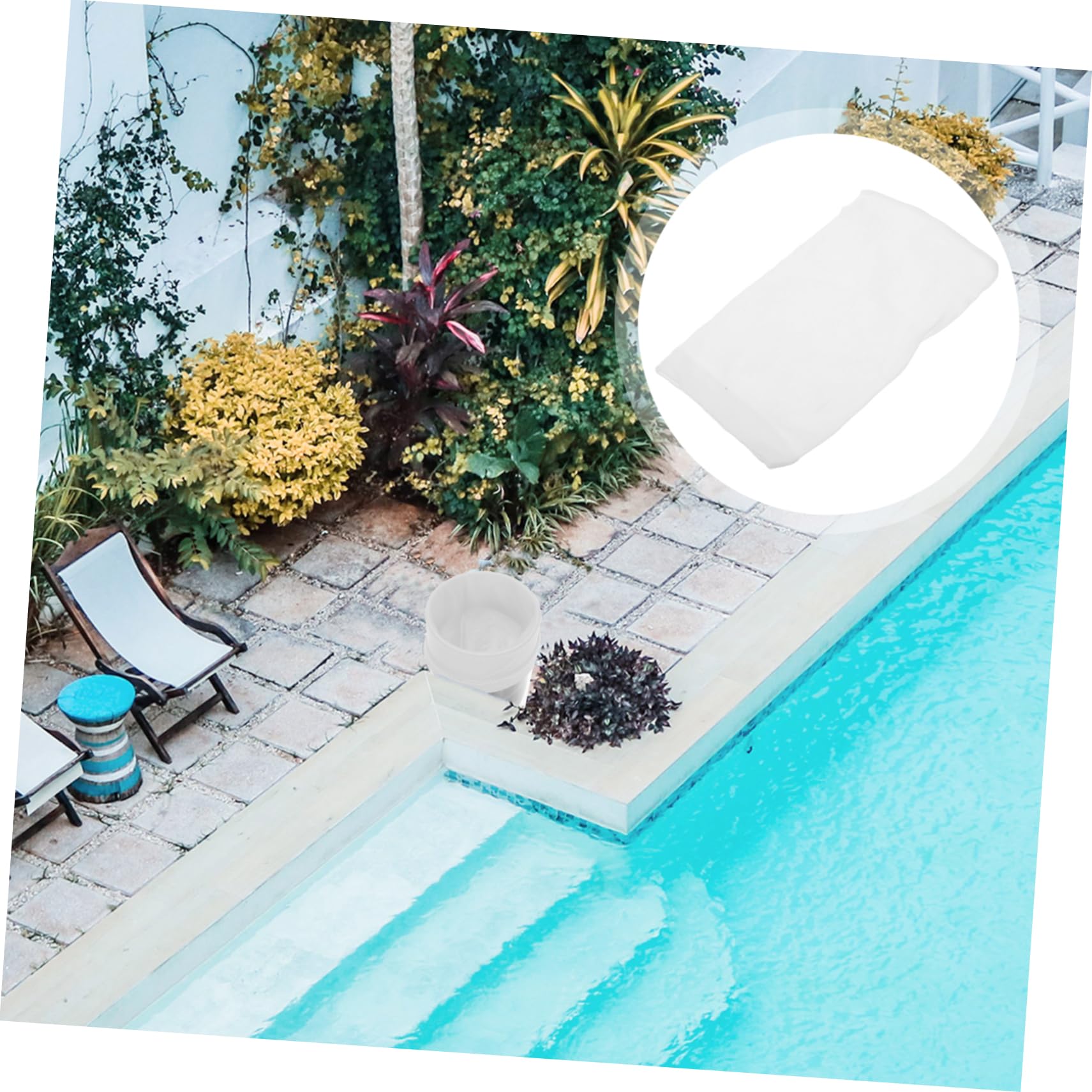 BESPORTBLE 100piezas Calcetines para Skimmer De Piscina Filtros Reutilizables para Cestas Eliminación De Suciedad y Residuos Accesorios para De
