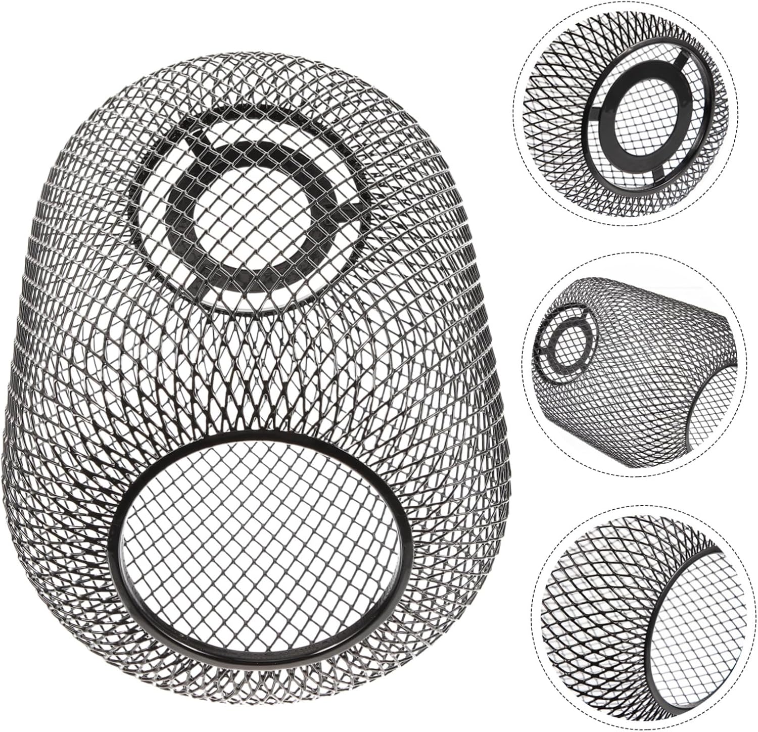 2pcs Modern Iron Wire Mesh Lamp Shades Reusable Lamp Shades for Bedroom Decorative Light Cover for Home