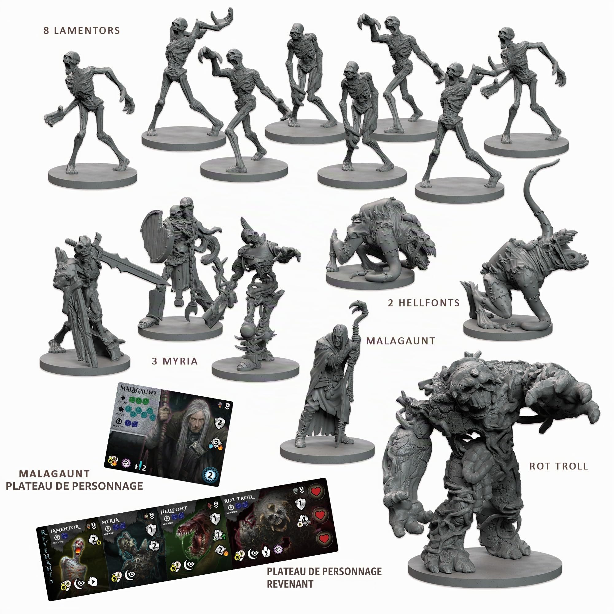 Battle Systems Maladum Dungeons of Enveron - Jeu de société fantastique pour 1 joueur à partir de 14 ans - Kit de démarrage avec terrain immersif solo, coopératif et jeu adversaire