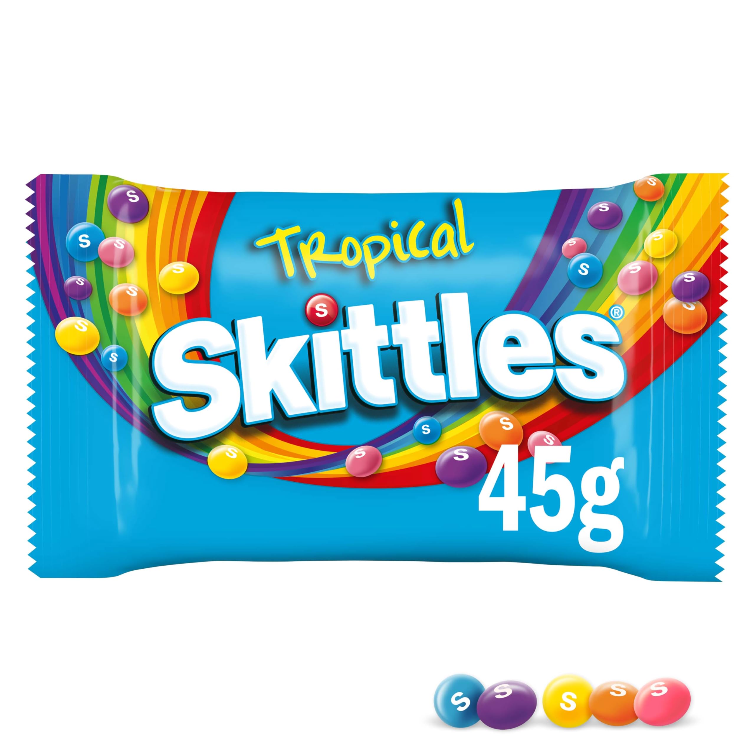 Sweets, Fruit Chewy Sweets Bulk Box, 36 Packs of 45 g