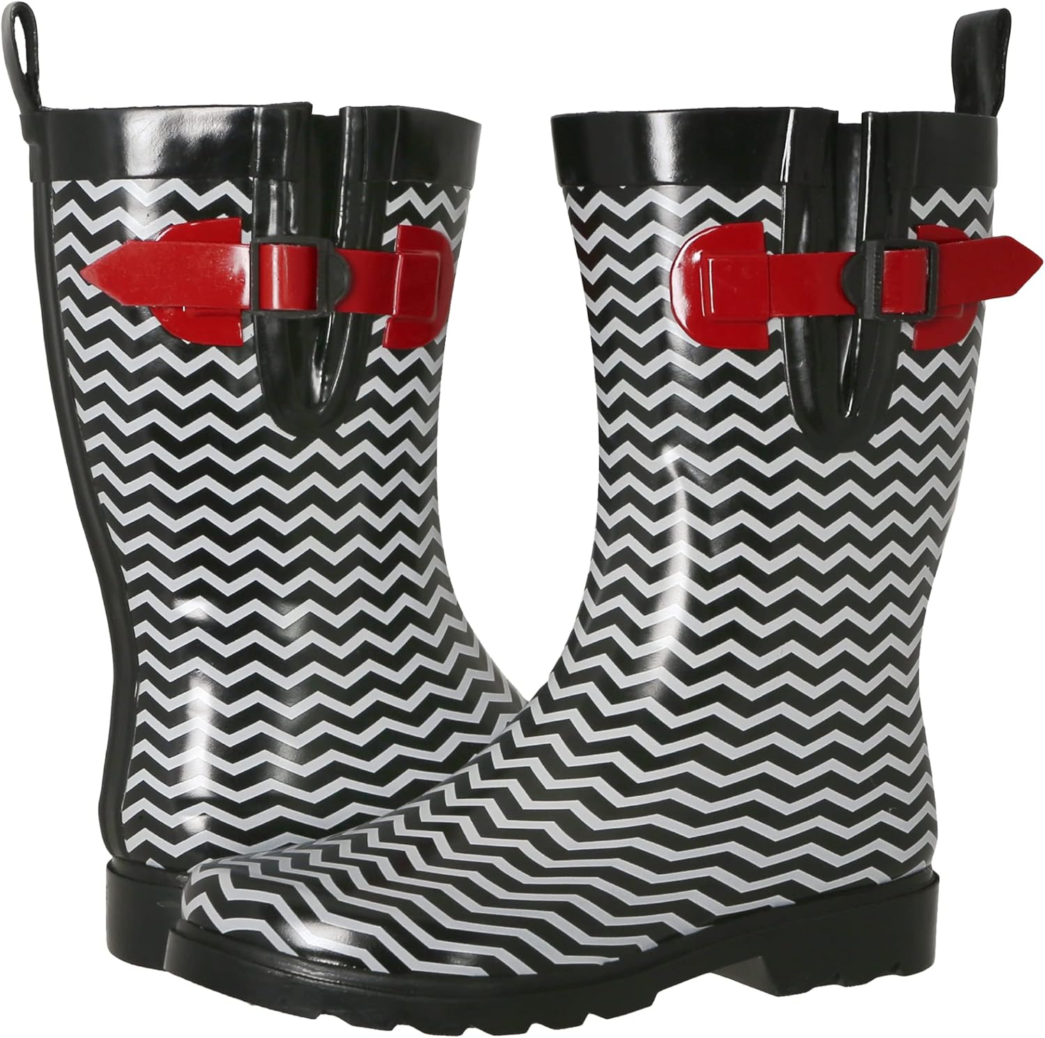 Capelli New York Ladies Mid-Calf Cozy Lined Rain Boots