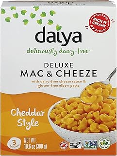 Daiya Vegan Mac and Cheese, Cheddar Style, Gluten Free Macaroni and Cheese, 10.6 oz (Pack of 1)