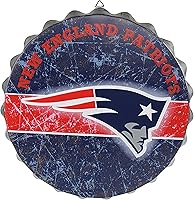 Vista 12 de NFL Team Logo Distressed Metal Hanging Wall Bottle Cap Sign