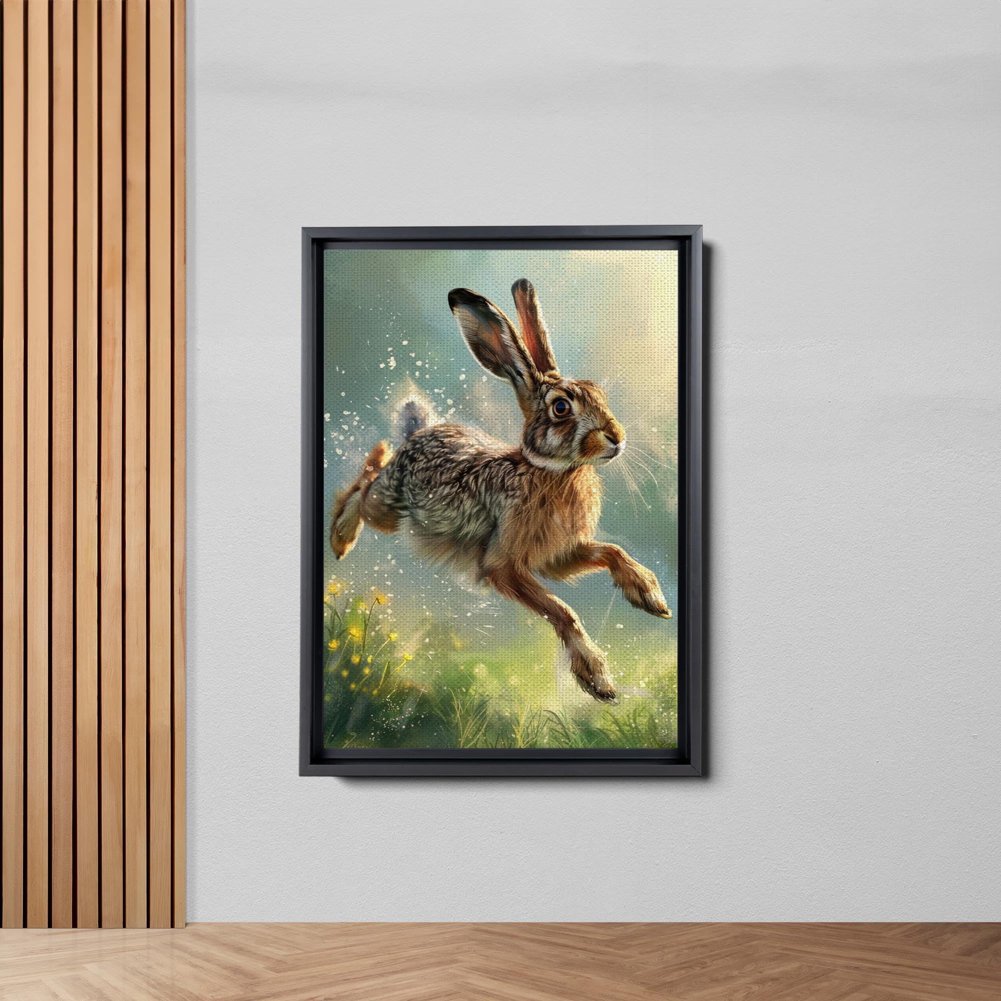 Amazon.com: Vintage Leaping Bunny Canvas Sign, Vintage Easter