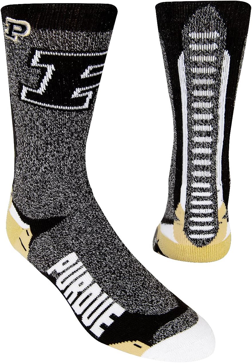For Bare Feet Mens NCAA-Downtown Crew Socks