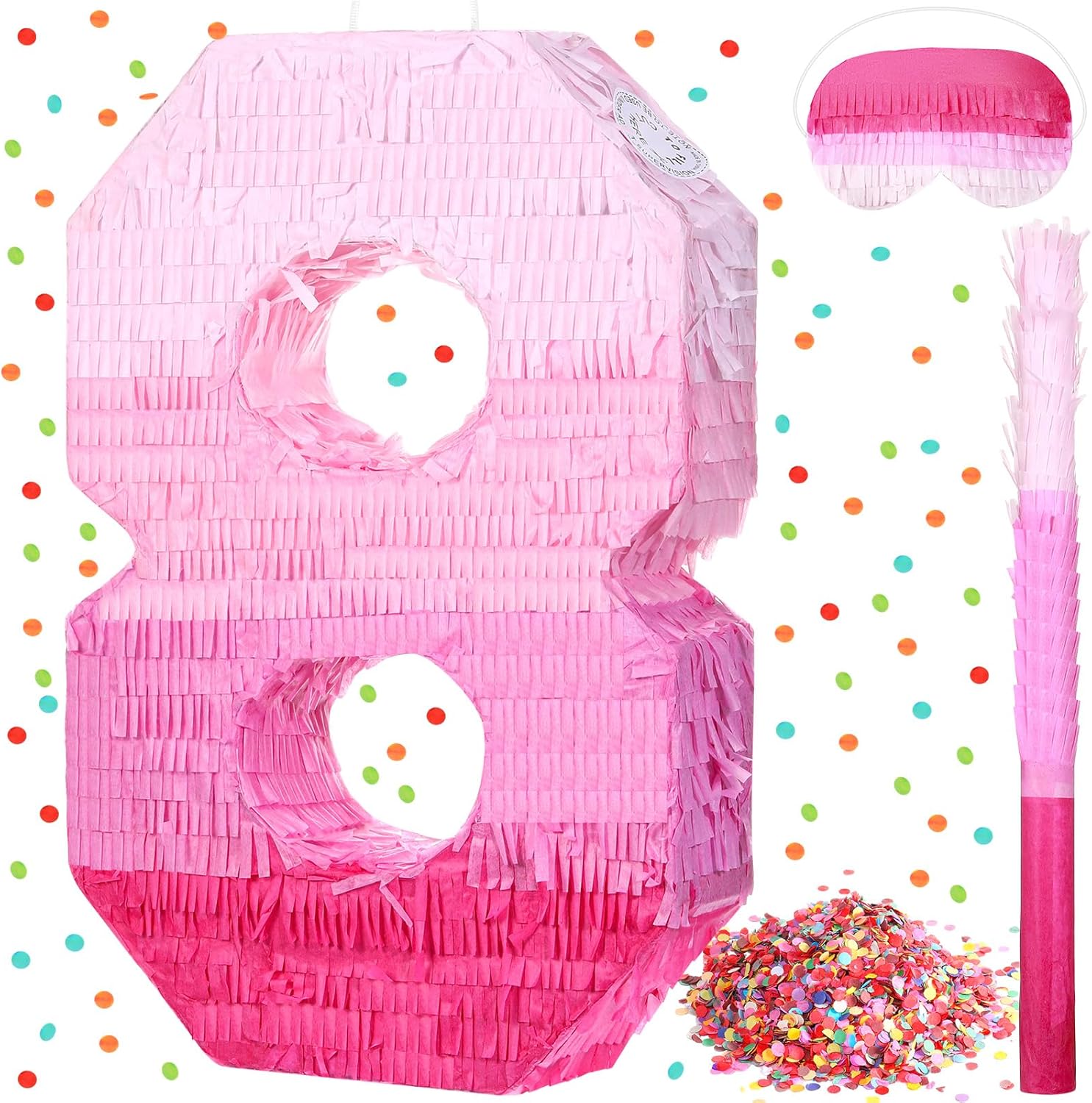 Number 1 Pinata First Birthday Pinata Decorations Gradient