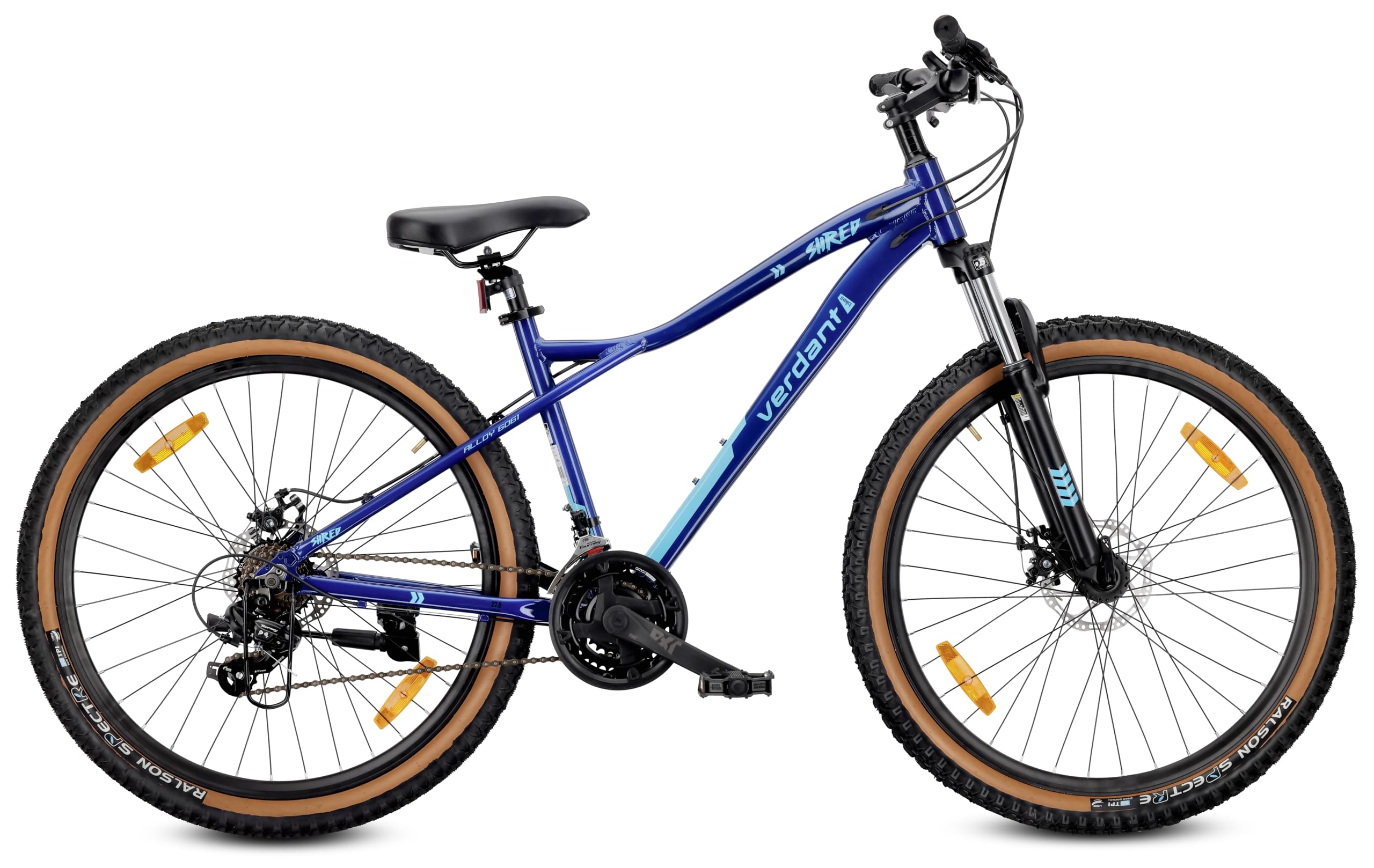 sun baby Verdant Shred VTT 29 27.5 Pouces pour Femmes et Hommes, léger Vélo Tout Terrain 29" 27.5" - Cadre en Aluminium, Freins à Disque, Vitesses
