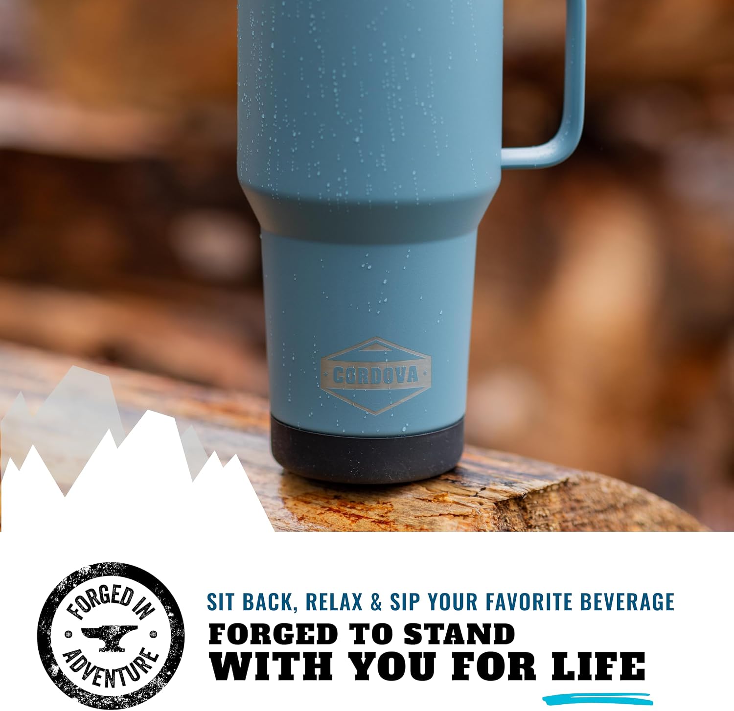 Cordova Outdoors Trailhead Class Tumbler, Yonder, 35 oz