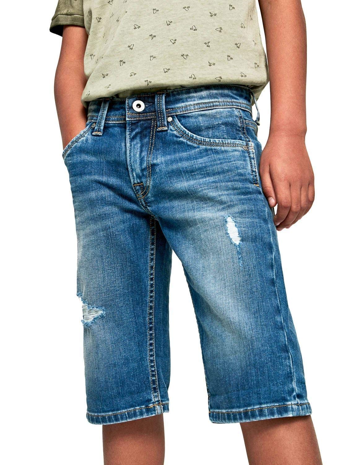 Pepe Jeans - PB800542HJ7 CASHED Short - Bermuda Vaquera - NIÑO (8)