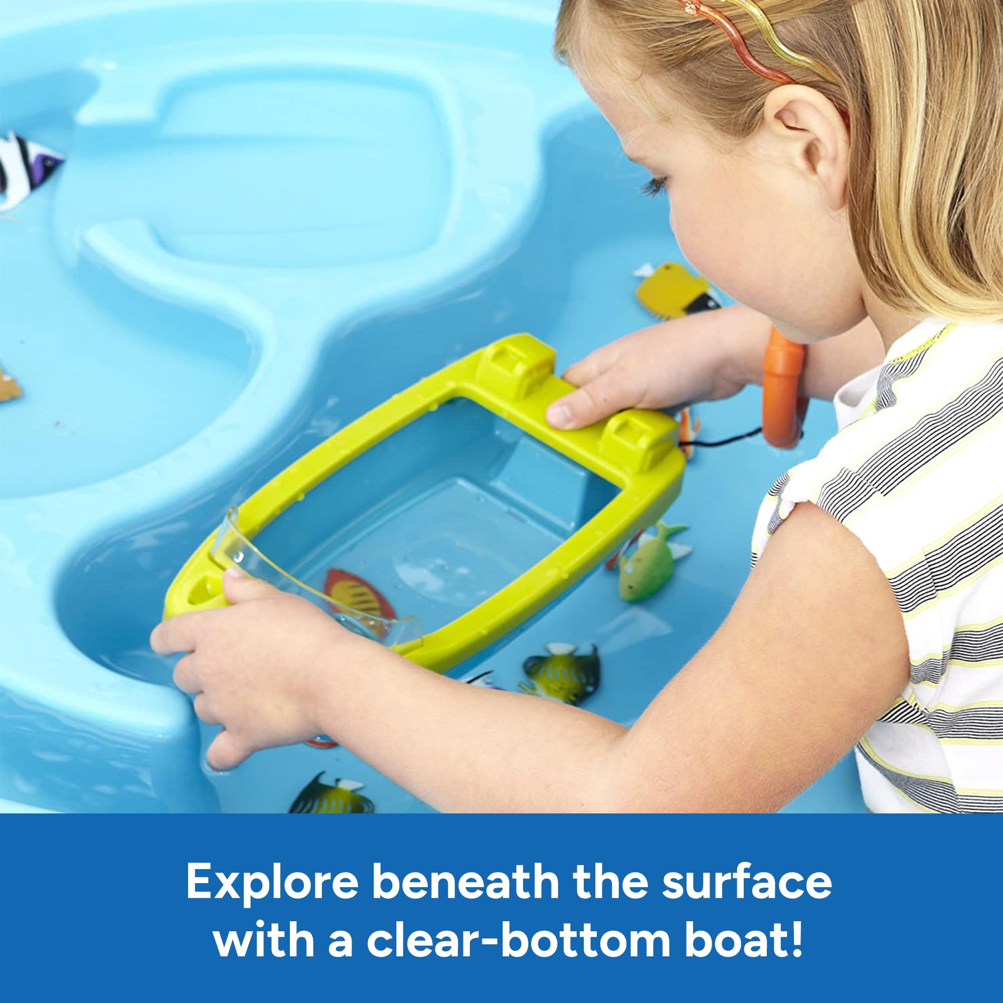 Learning Resources Bateau-loupe d’Exploration sous-Marine GeoSafari Jr – Loupe 3X – Jouet Sensoriel Étanche – Dès 3 Ans – Plastique Résistant + Dragonne