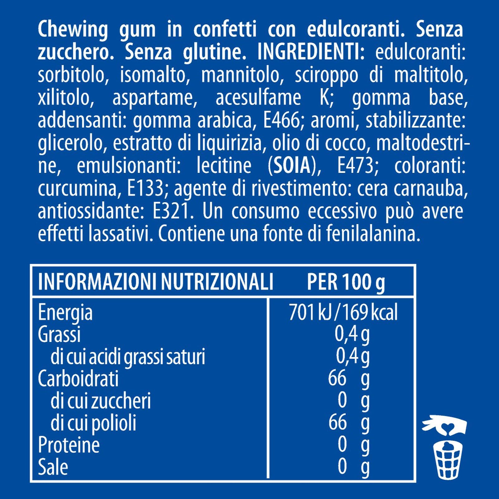 Vigorsol Air Action, Chewing Gum, Gusto Menta, Senza Zucchero, Senza Glutine, Barattolo da 100 Gomme da Masticare, Ideale per una Freschezza Intensa a Portata di Mano (Confezione da 3)